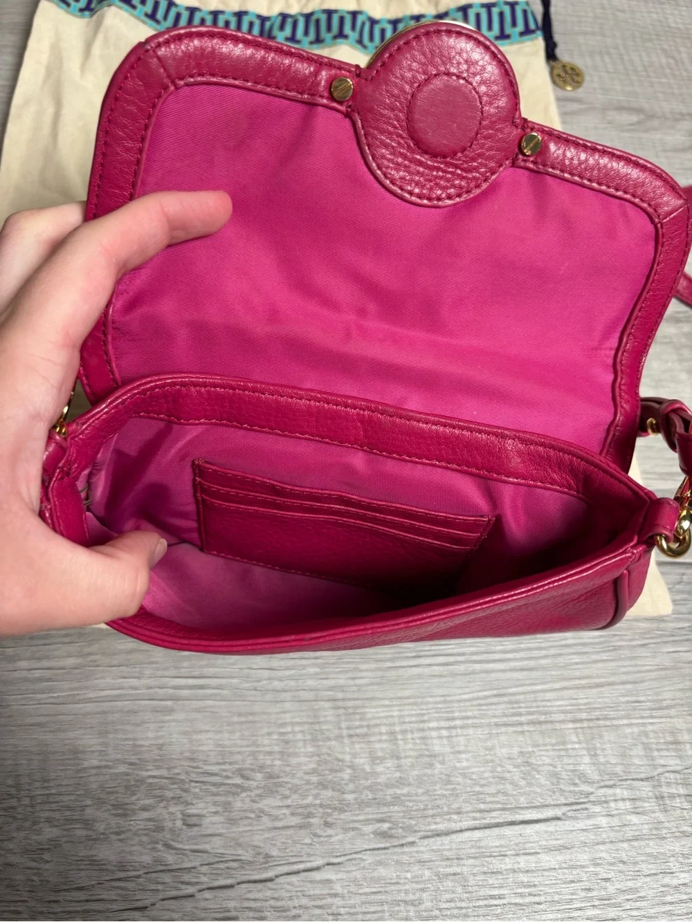 Tory Burch Amanda Pink Crossbody